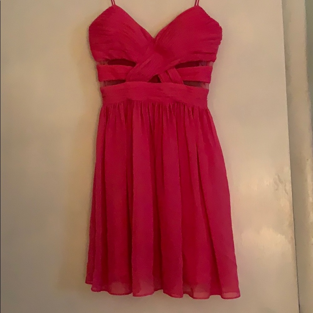 Hailey Logan by Adrianna Papell hot pink size 1/2